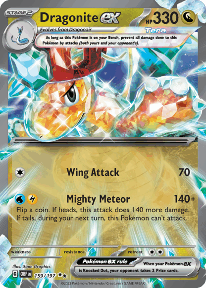 Dragonite ex - Obsidian Flames