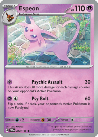 Espeon Reverse - Obsidian Flames