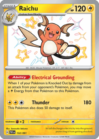 Raichu - Paldean Fates