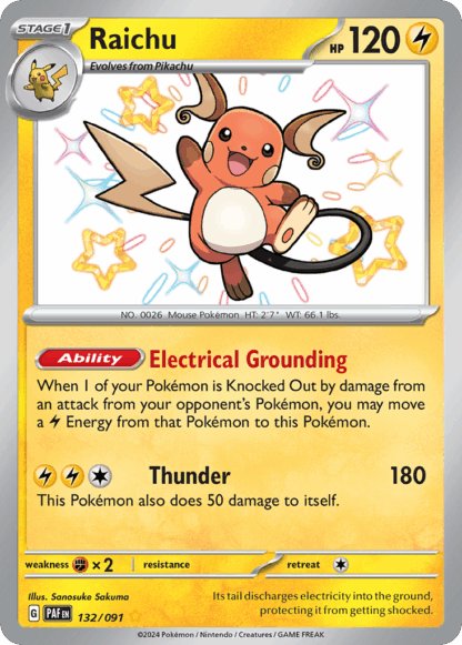 Raichu - Paldean Fates