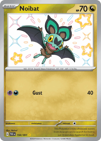 Noibat - Paldean Fates