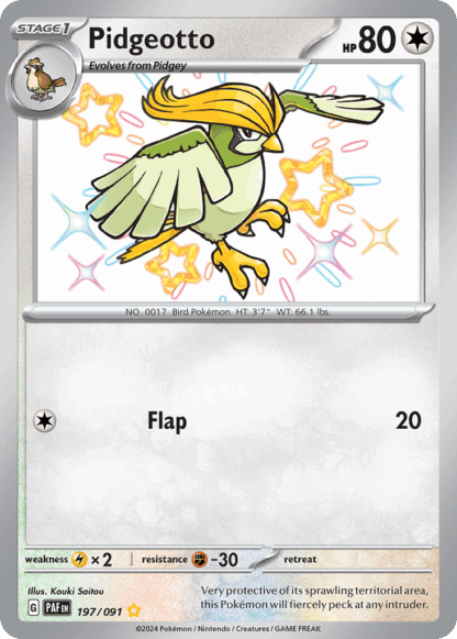 Pidgeotto - Paldean Fates