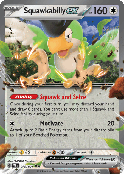 Squawkabilly ex - Paldean Fates