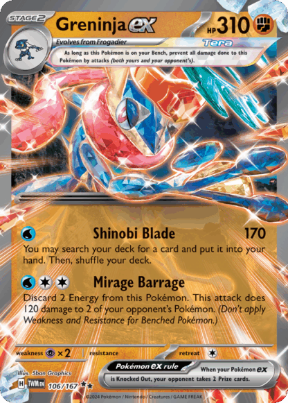 Greninja ex - Twilight Masquerade