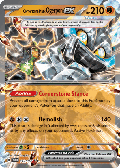 Cornerstone Mask Ogerpon ex - Twilight Masquerade