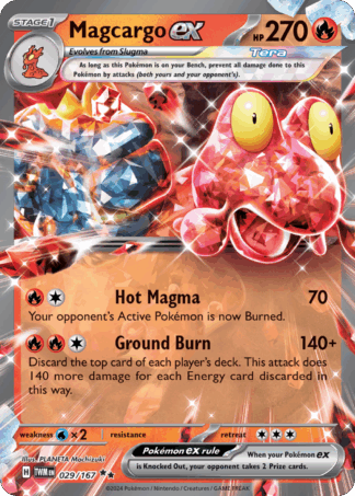 Magcargo ex - Twilight Masquerade