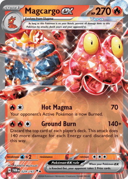 Magcargo ex - Twilight Masquerade
