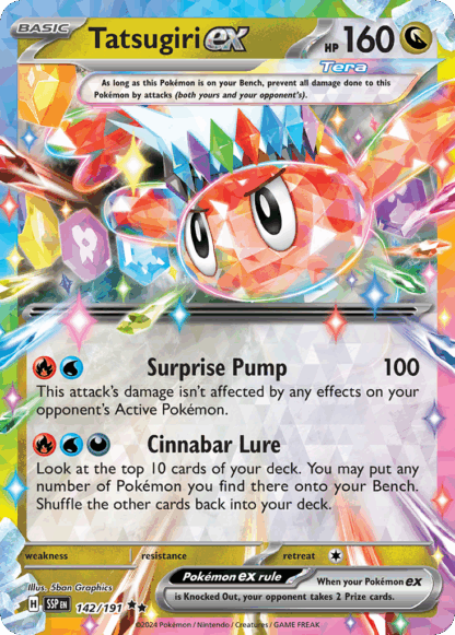 Tatsugiri ex - Surging Sparks