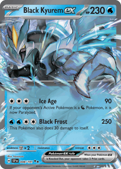 Black Kyurem ex - Surging Sparks