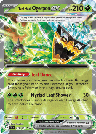 Teal Mask Ogerpon ex - Prismatic Evolutions
