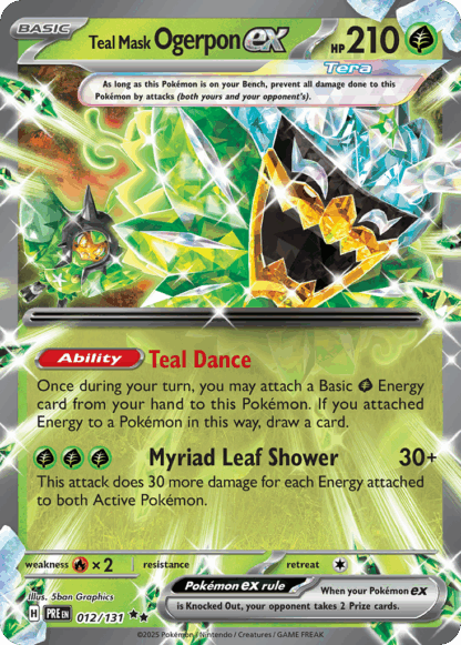 Teal Mask Ogerpon ex - Prismatic Evolutions