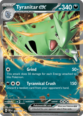 Tyranitar ex - Prismatic Evolutions