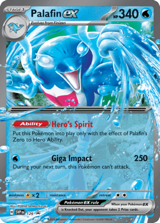 Palafin ex - Scarlet & Violet Black Star Promos