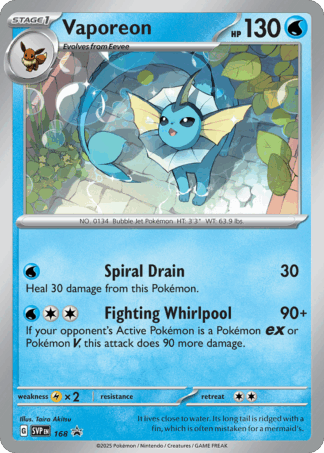 Vaporeon - Scarlet & Violet Promos