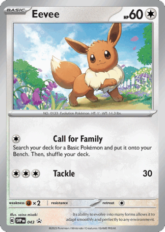Eevee - Scarlet & Violet Black Star Promos