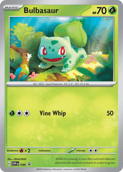 Bulbasaur - Scarlet & Violet Black Star Promos