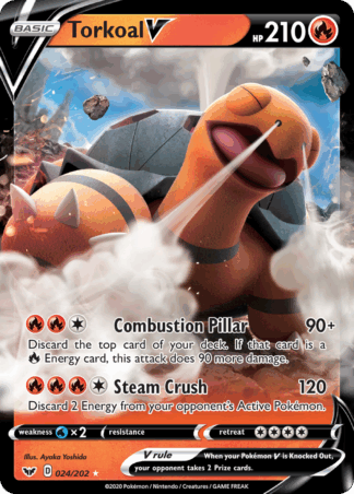 Torkoal V - Sword & Shield