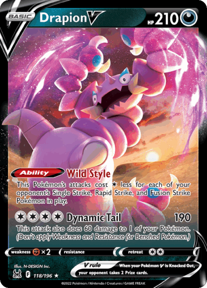 Drapion V - Lost Origin