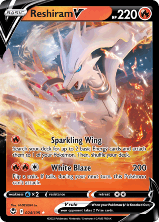 Reshiram V - Silver Tempest