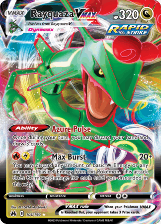 Rayquaza VMAX - Crown Zenith