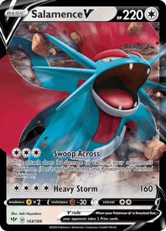 Salamence V - Darkness Ablaze
