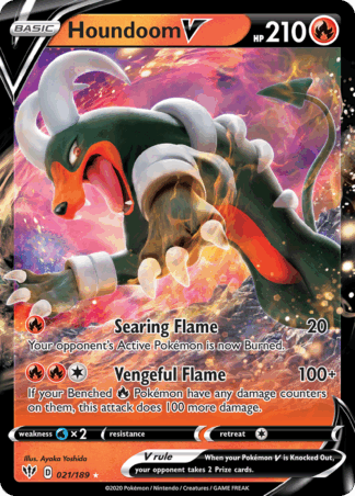 Houndoom V - Darkness Ablaze