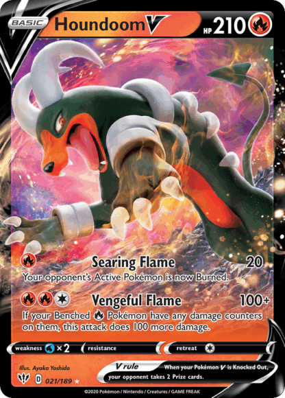 Houndoom V - Darkness Ablaze