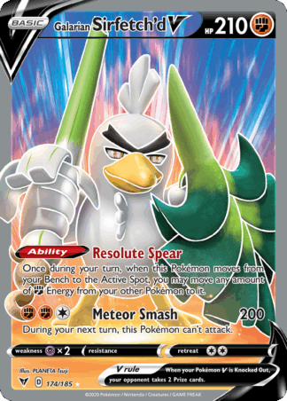 Galarian Sirfetch'd V - Vivid Voltage