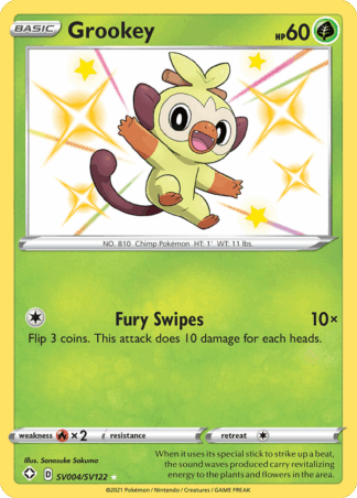 Grookey - Shining Fates Shiny Vault