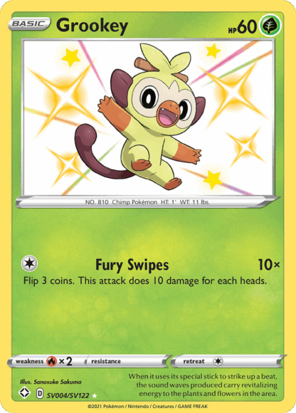 Grookey - Shining Fates Shiny Vault
