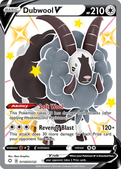 Dubwool V - Shining Fates Shiny Vault