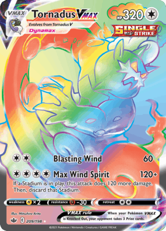 Tornadus VMAX - Chilling Reign