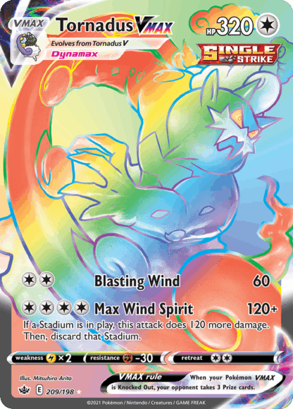 Tornadus VMAX - Chilling Reign