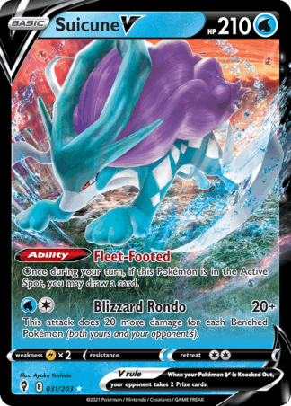 Suicune V - Evolving Skies