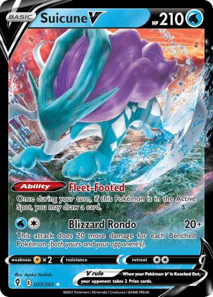 Suicune V - Evolving Skies