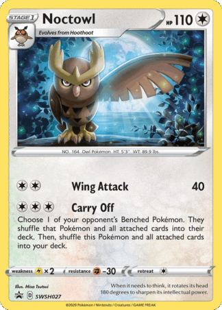 Noctowl - SWSH Black Star Promos