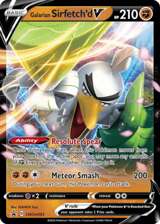 Galarian Sirfetch'd V - SWSH Black Star Promos