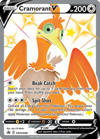 Cramorant V - SWSH Black Star Promos