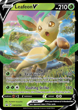 Leafeon V - SWSH Black Star Promos