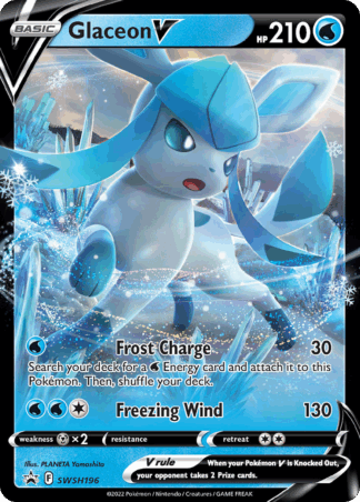 Glaceon V - SWSH Black Star Promos