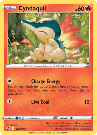 Cyndaquil - SWSH Black Star Promos