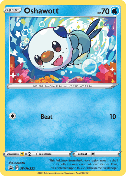 Oshawott - SWSH Black Star Promos