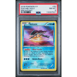 Suicune - Breakpoint - PSA 8