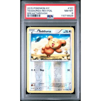 Teddiursa - Rev. Foil Breakthrough - PSA 8