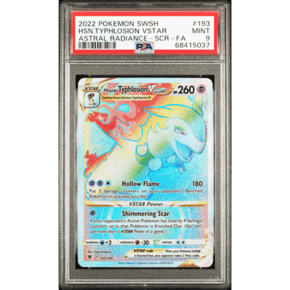 Hisuian Typhlosion Vstar - Astral Radiance - PSA 9