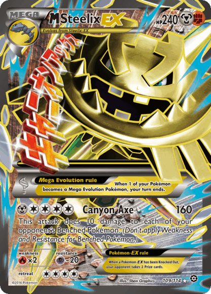 M Steelix-EX - Steam Siege