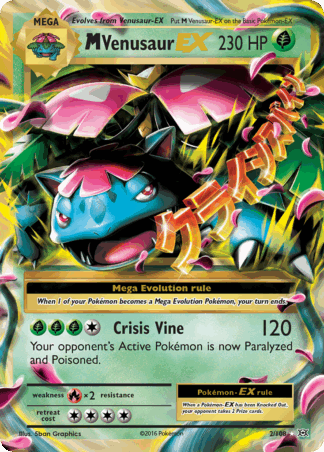 M Venusaur-EX - Evolutions
