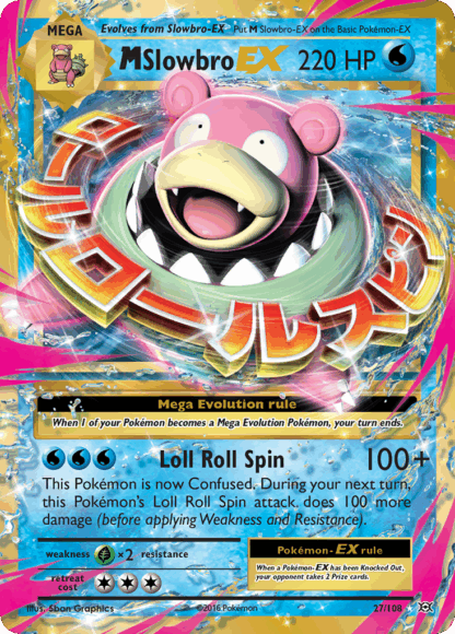 M Slowbro-EX - Evolutions