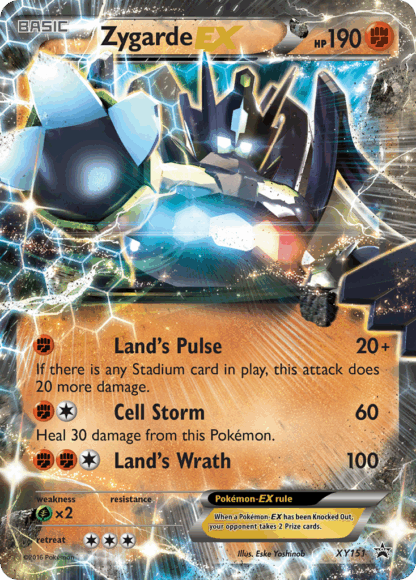 Zygarde-EX - XY Black Star Promos