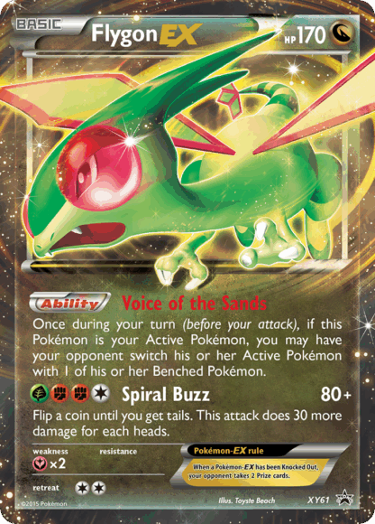 Flygon-EX - XY Black Star Promos